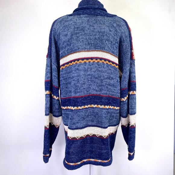 Vintage Tiara International Cardigan Sweater Womens M Floral Butterfly Boho 90s - Picture 11 of 12